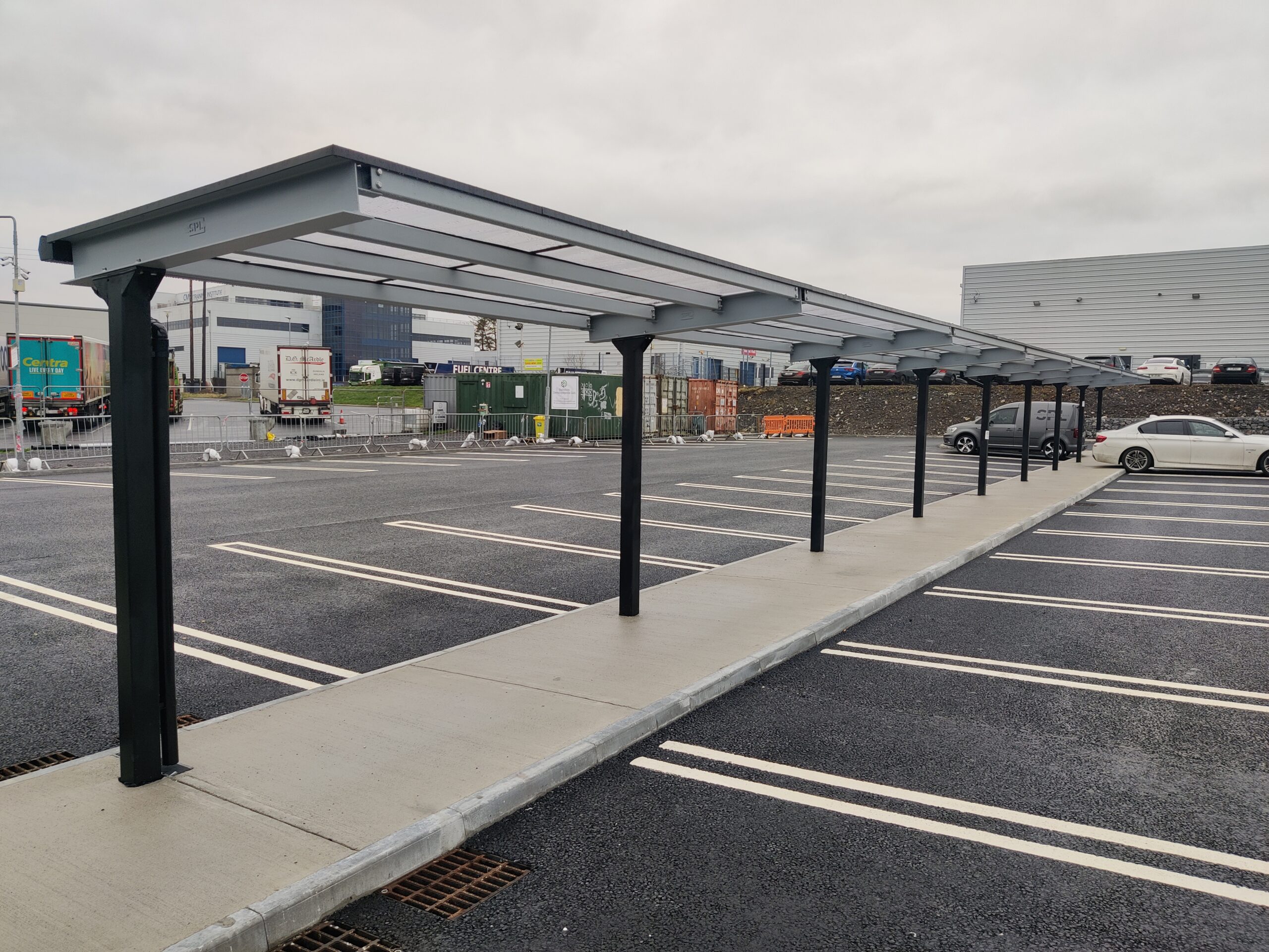 Custom-Built Car Park Canopy
